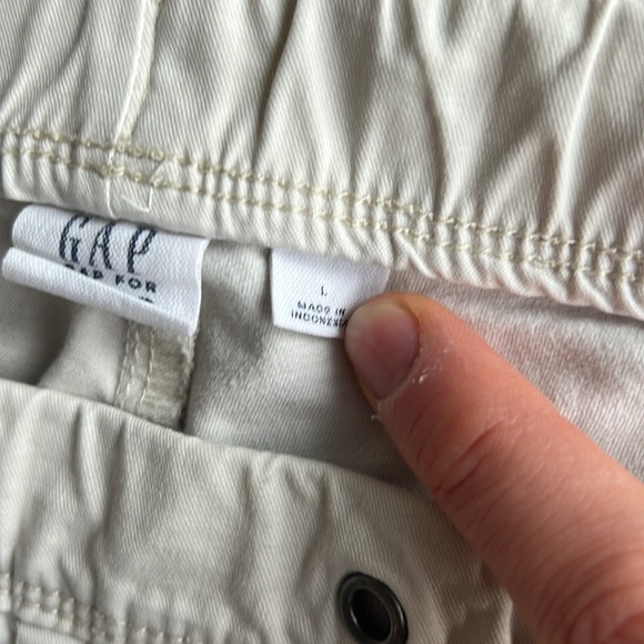 L size white gap pants - Picture 3 of 3